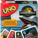 Juego de cartas Uno Jurassic World Rebirth dinosaurios a un precio buenísimo