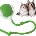 Juguete para gatos pelota giratoria automática baja de precio