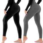 2 pack leggings deportivos para mujer con control de cintura bajan a un tremendo precio