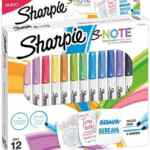 Marcadores creativos de colores Sharpie S-Note con 12 piezas baja de precio