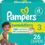 Pañales Pampers Swaddlers con 26 pañales a un gran precio