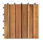 Deck piso de madera para exteriores 10 piezas de 30x30 cm a un precio magnífico Deck piso de madera para exteriores 10 piezas de 30x30 cm a un precio magnífico