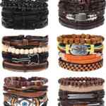 Set de pulseras múltiples para hombre o mujer con 24 piezas baja a un precio fantástico