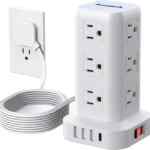 Multicontacto con protección contra sobretensiones con 12 enchufes y 4 entradas USB en su precio más bajo