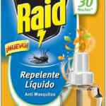 Repuesto de repelente líquido para mosquitos Raid en su precio más económico