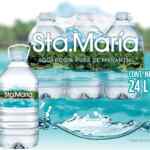 6 pack Agua natural de manantial Sta. María de 4 litros bajan a un gran precio