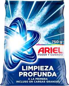 Detergente en polvo Ariel Limpieza Profunda 750 g baja de precio Imagen de la promo
