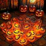 Guirnalda de luces LED con diseño de Hallooween baja a un gran precio Guirnalda de luces LED con diseño de Hallooween baja a un gran precio