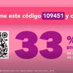 Código del 33% de descuento en estudios de prevención en Laboratorios El Chopo cortesía de Volaris