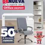 Folleto Renueva tu Espacio Office Depot Octubre 2025 con hasta 50% de descuento y más