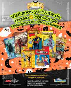 Promoción Fantástico Trick or Read: Llévate 5 comics de Halloween de regalo si vas disfrazado Imagen de la promo