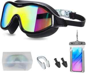 Kit de natación con goggles, bolsa impermeable para celular y más a muy buen precio Imagen de la promo