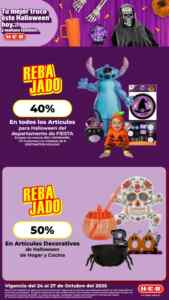 Folleto Fin de semana HEB al 27 de octubre con ofertas de 2x1, 3x2, Productos GRATIS y más Imagen de la promo