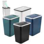 Paquete de 4 Botes de basura con tapa automática bajan de precio