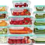 Oferta flash: en Juego de 15 Recipientes de vidrio herméticos para almacenar alimentos baja a un tremendo precio