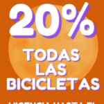 20% de descuento en bicicletas en Julio Cepeda Jugueterías
