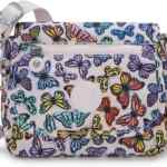 Bolso crossbody para mujer Kipling Sabian con diseño de mariposas baja de precio