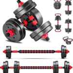 Kit de pesas y mancuernas para entrenamiento de fuerza baja a un gran precio Kit de pesas y mancuernas para entrenamiento de fuerza baja a un gran precio