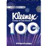 Pañuelos faciales Kleenex 100 Años con 100 piezas baja a un excelente precio