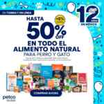 Promociones Petco 12 Aniversario: Hasta 50% de descuento en alimento natural y más