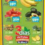 Ofertas S-Mart 3 días de frutas y verduras del 28 al 30 de octubre 2025 Ofertas S-Mart 3 días de frutas y verduras del 28 al 30 de octubre 2025