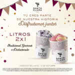 2x1 en litros de helado en Santa Clara del 9 al 12 de octubre