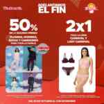 Del Sol y Woolworth Adelantos Buen Fin 2025: 2x1 en lencería participante y más