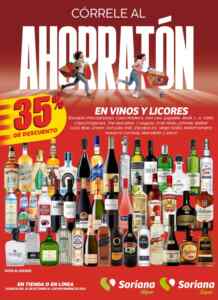 Soriana Folleto Ahorratón del Buen Fin al 5 de noviembre 2025, con 35% de descuento en Vinos y Licores y más Imagen de la promo