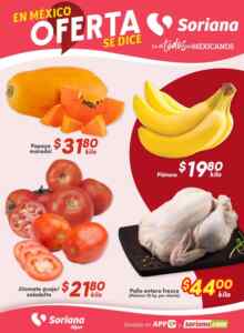 Folleto Soriana fin de semana al 3 de noviembre 2025 Imagen de la promo