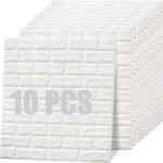 10 pack Paneles para pared con textura de ladrillo bajan a un precio increíble