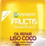 Crema para peinar fortificante Garnier Fructis Oil Repair Liso Coco de 300 ml en su precio más económico