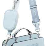 Bolsa satchel para mujer Steve Madden Bevelyn Ice Blue baja de precio