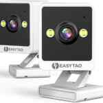 Juego de 2 cámaras de seguridad para interiores con instalación magnética, sensor de movimiento y visión nocturna bajan de precio