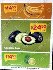 Martimiércoles Chedraui de frutas y verduras 28 y 29 de octubre 2025 Imagen de la promo
