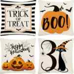 Paquete de 4 fundas de cojín con diseño otoñal bajan de precio