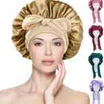 Gorro de seda ajustable para el cabello baja a un excelente precio
