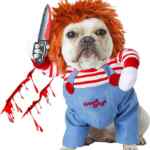 Disfraz de Halloween para mascotas Chucky Muñeco Diabólico baja a un gran precio