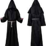 Disfraz de monje medieval con capucha baja a un excelente precio Disfraz de monje medieval con capucha baja a un excelente precio