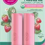 2 pack Bálsamo de labios orgánico eos Strawberry Sorbet baja a un super precio