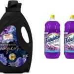 Combo Suavitel y Fabuloso con suavizante Momentos Mágicos Abrazo de Amor 2.8 L + limpiador multiusos Frescura Activa Lavanda con 2 botes de 2 L a un precio buenísimo