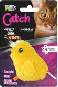 Juguete con vibración para gatos pollito Fancy Pets Catch baja a un excelente precio Imagen de la promo