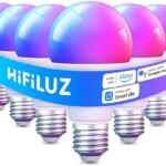 Paquete de 10 focos LED inteligentes multicolor con control por app y compatibles con Alexa bajan a su precio más económico