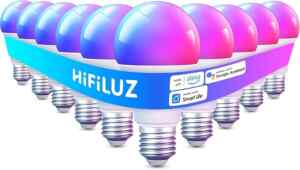 Paquete de 10 focos LED inteligentes multicolor con control por app y compatibles con Alexa bajan a su precio más económico Imagen de la promo