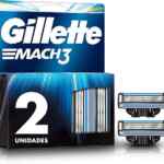 Paquete de 2 repuestos para rastrillos Gillette Mach 3 bajan a un gran precio