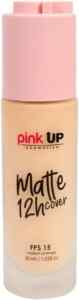 Base líquida de maquillaje con protector solar Pink Up Matte 12h Cover baja a un precio buenísimo Imagen de la promo
