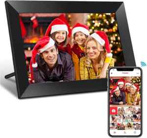 Marco digital de fotos con pantalla de 10.1 pulgadas con conexión Wifi baja a un excelente precio + cupón de $100 adicional Imagen de la promo