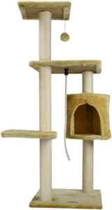 Árbol mueble rascador para gatos baja a su precio más económico Imagen de la promo