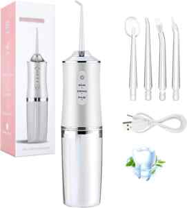 Hilo dental de agua irrigador bucal recargable baja a un gran precio Imagen de la promo