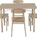 Comedor sencillo con mesa y 4 sillas bajan a un excelente precio + 15 meses sin intereses