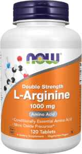 Suplemento alimenticio aminoácido L-Arginine de 1000 mg con 120 tabletas baja de precio + 3 msi Imagen de la promo